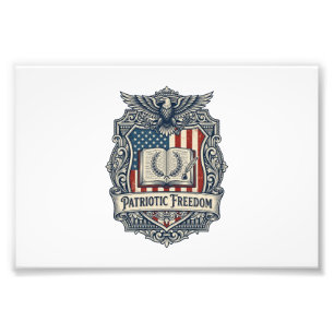 Patriotisches Buchclub-Vektorgrafik-T-Shirt Fotodruck