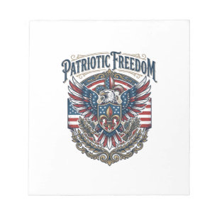 Patriotisches Cajun-Stolz Vektorgrafik T-Shirt_1 Notizblock