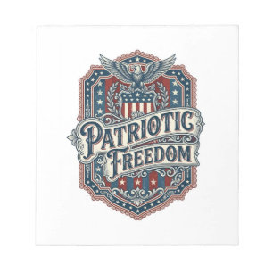 Patriotisches Country Gospel Vektorgrafik T-Shirt Notizblock