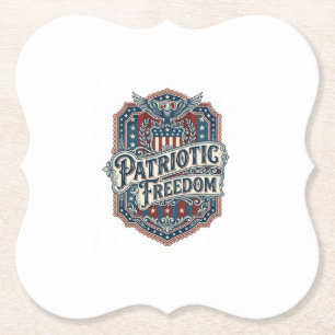 Patriotisches Country Gospel Vektorgrafik T-Shirt Untersetzer