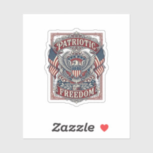 Patriotisches County-Parade-Vektorgrafik-T-Shirt_1 Aufkleber