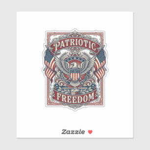 Patriotisches County-Parade-Vektorgrafik-T-Shirt_1 Aufkleber