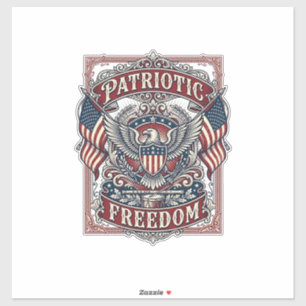 Patriotisches County-Parade-Vektorgrafik-T-Shirt_1 Aufkleber