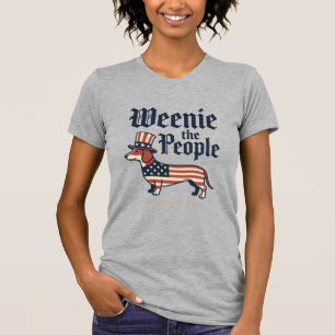 Patriotisches Dachshund-T-Shirt Weenie the People_ T-Shirt