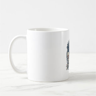 Patriotisches Dachshund-Vektorgrafik-T-Shirt_1 Kaffeetasse