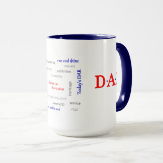 Patriotisches DAR Tasse
