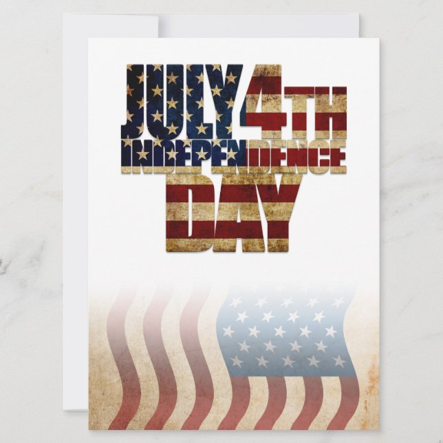 Patriotisches Design vom 4. Juli (Vorderseite)