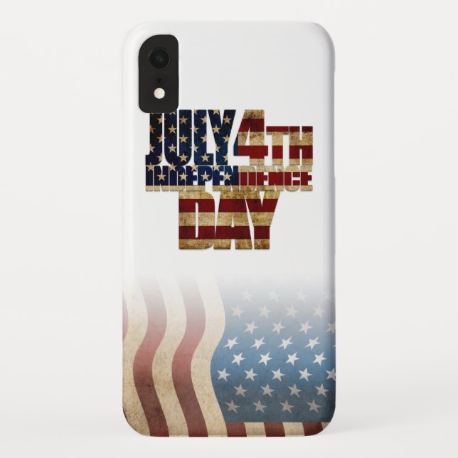 Patriotisches Design vom 4. Juli Case-Mate iPhone Hülle (Rückseite)