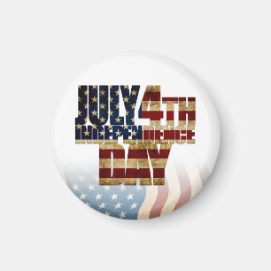Patriotisches Design vom 4. Juli Magnet