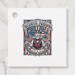 Patriotisches Donut-Liebhaber Vektorgrafik T-Shirt Geschenkanhänger