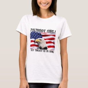 Patriotisches EAGLE u. FLAGGE T-Shirt