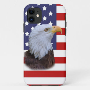 Patriotisches Eagle und USA-Flagge Case-Mate iPhone Hülle