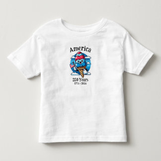 Patriotisches Eis 250 Jahre Kleinkind T-shirt