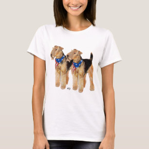 Patriotisches Flaggen-Duo T-Shirt