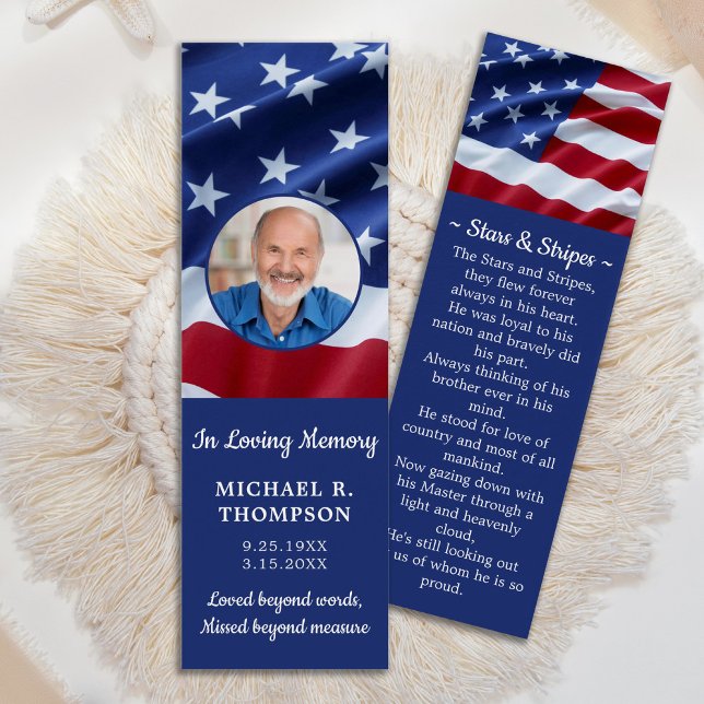 Patriotisches Foto USA Flag Beerdigung Gebet Lesez (Von Creator hochgeladen)