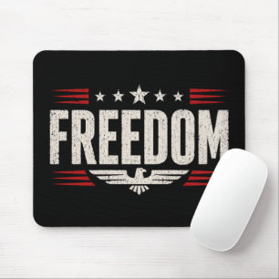 Patriotisches Freiheitsgrafik-Design für stilvolle Mousepad
