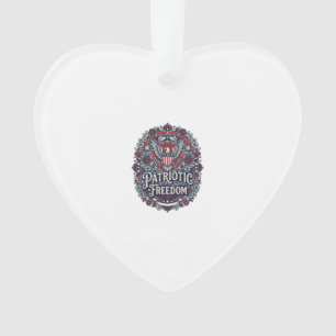 Patriotisches Frühlingsgarten-Vektorgrafik-T-Shirt Ornament