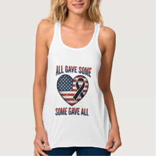 Patriotisches Gedenkherzband Veteran Shirt Desi