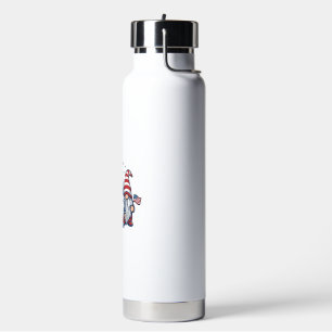 Patriotisches Gnom-Trio Vintage-Vektordesign_1 Trinkflasche
