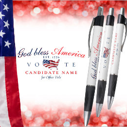 Patriotisches Gott segne Amerika 250 Semiquincente Kugelschreiber