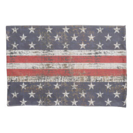 Patriotisches Grunge US Flagge Pattern Kissenbezug