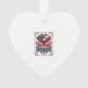 Patriotisches Halloween-Vektorgrafik-T-Shirt Ornament