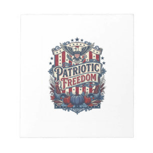 Patriotisches Herbsternte-Vektorgrafik-T-Shirt Notizblock
