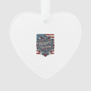 Patriotisches Herbstlaub-Vektorgrafik-T-Shirt Ornament