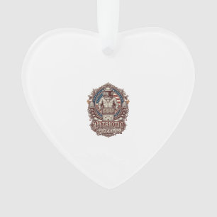 Patriotisches Imker-Vektorgrafik-T-Shirt Ornament
