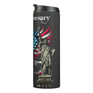 Patriotisches Jubiläum USA 250. Thermosbecher
