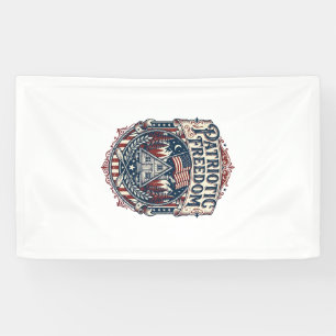 Patriotisches Kabinen-Wochenende-Vektorgrafik-T-Sh Banner