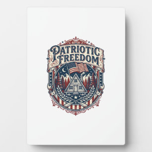 Patriotisches Kabinen-Wochenende-Vektorgrafik-T-Sh Fotoplatte