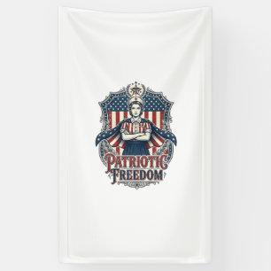 Patriotisches Krankenpfleger-Vektorgrafik-T-Shirt_ Banner