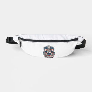 Patriotisches Krankenpfleger-Vektorgrafik-T-Shirt_ Bauchtasche