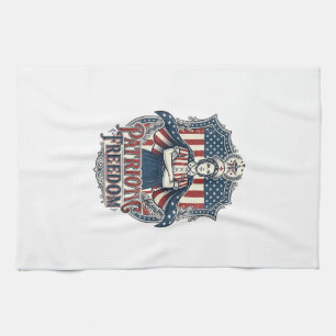 Patriotisches Krankenpfleger-Vektorgrafik-T-Shirt_ Geschirrtuch