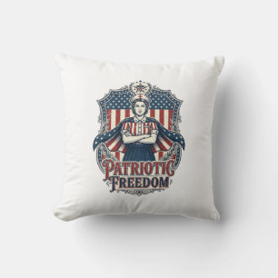 Patriotisches Krankenpfleger-Vektorgrafik-T-Shirt_ Kissen