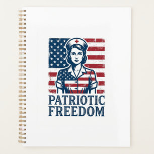 Patriotisches Krankenpfleger-Vektorgrafik-T-Shirt Planer