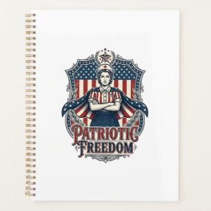 Patriotisches Krankenpfleger-Vektorgrafik-T-Shirt_ Planer