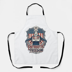 Patriotisches Krankenpfleger-Vektorgrafik-T-Shirt_ Schürze