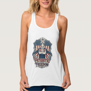 Patriotisches Krankenpfleger-Vektorgrafik-T-Shirt_ Tank Top