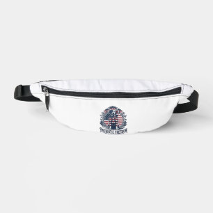 Patriotisches Labrador Retriever Vektorgrafik T-Sh Bauchtasche