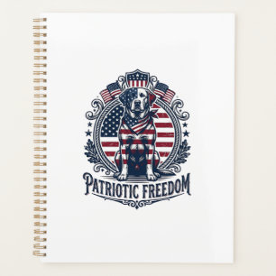Patriotisches Labrador Retriever Vektorgrafik T-Sh Planer