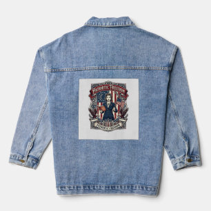 Patriotisches Lehrer Vektorgrafik T-Shirt_1 Jeansjacke