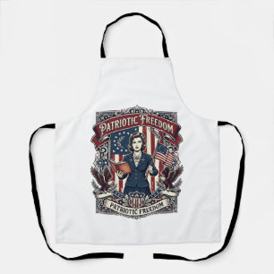 Patriotisches Lehrer Vektorgrafik T-Shirt_1 Schürze