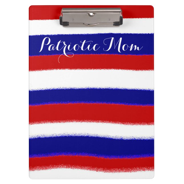 Patriotisches Mama-Klemmbrett Klemmbrett (Vorderseite)