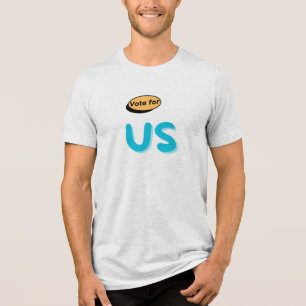 Patriotisches Männer-T-Shirt 'Wählt USA' TriBlend Tri-Blend Shirt