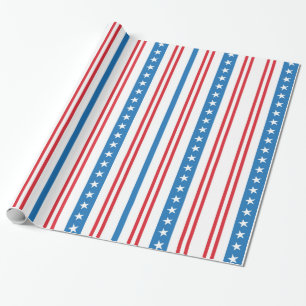 Patriotisches Muster Geschenkpapier