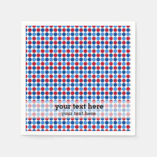 Patriotisches Muster Serviette