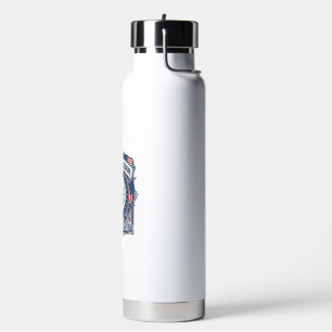 Patriotisches Nähzirkel Vektorgrafik T-Shirt Trinkflasche