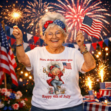 Patriotisches Oma 4. Juli Shirt